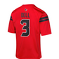 H.Texans #3 Tank Dell Alternate Game Jersey - Red American Football Jerseys