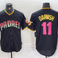 San Diego Padres #11 Yu Darvish Black Cool Base Stitched Baseball Jersey