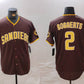 San Diego Padres #2 Xander Bogaerts Brown Cool Base Stitched Baseball Jersey