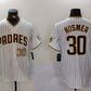 San Diego Padres #30 Eric Hosmer White Stitched Cool Base Baseball Jersey