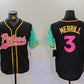 San Diego Padres #3 Jackson Merrill Black NEW 2023 City Connect Cool Base Stitched Baseball Jersey