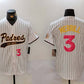 San Diego Padres #3 Jackson Merrill white Cool Base Stitched Baseball Jersey