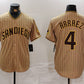 San Diego Padres #4 Luis Arraez Tan Cool Base Stitched Baseball Jersey