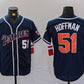 San Diego Padres #51 Trevor Hoffman Navy Player Number Cooperstown Cool Base Baseball Jerseys