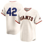 San Francisco Giants 2024 #42 Jackie Robinson Day Home Limited Jersey – Cream Stitches Baseball Jerseys