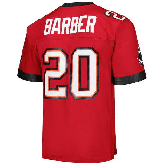 TB.Buccaneers #20 Ronde Barber Mitchell & Ness Legacy Replica Jersey - Red Stitched American Football Jerseys