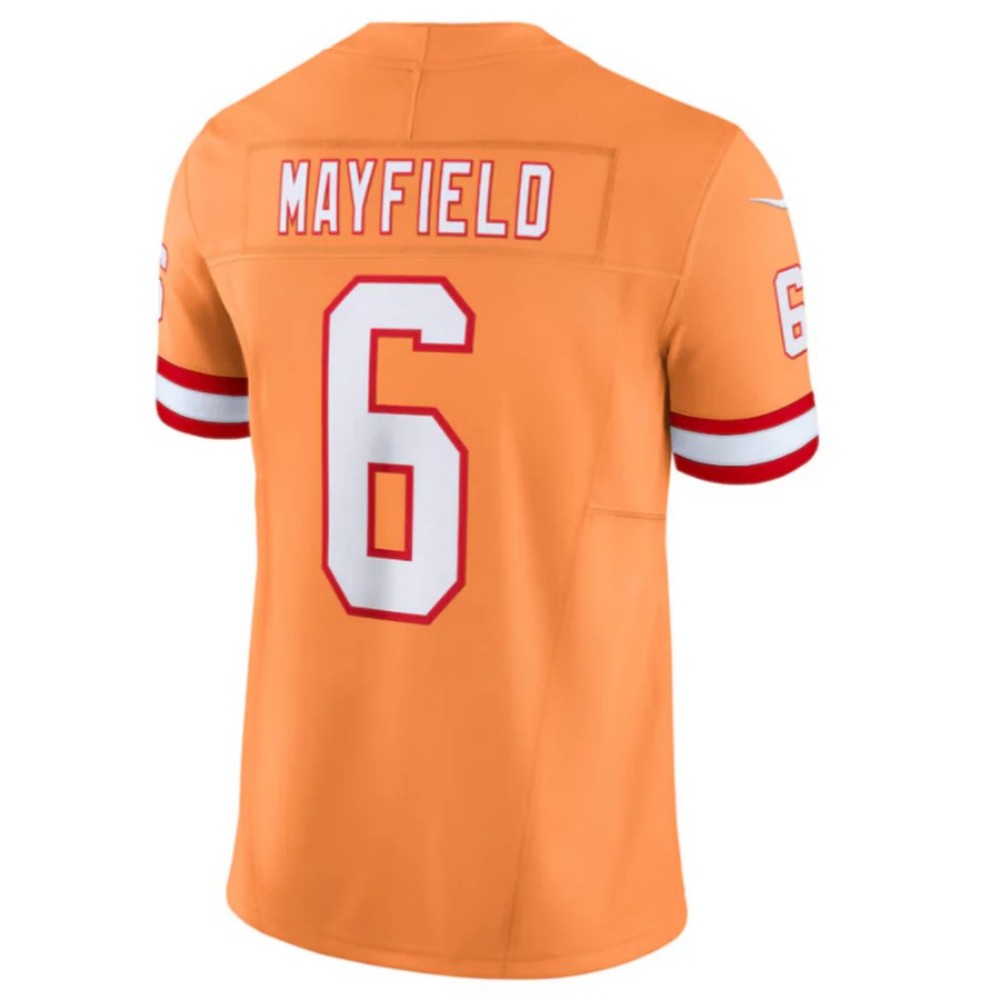 TB.Buccaneers #6 Baker Mayfield Orange Baker Mayfield F.U.S.E. Limited Stitched American Football Jerseys