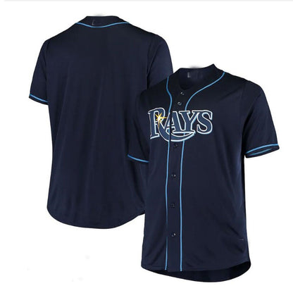 Tampa Bay Rays Big & Tall Replica Alternate Team Jersey - Navy Baseball Jerseys