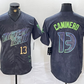 Tampa Bay Rays #13 Junior Caminero Charcoal 2024 City Connect Limited Stitched Baseball Jersey