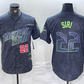 Tampa Bay Rays #22 Jose Siri Number Charcoal 2024 City Connect Limited Stitched Baseball Jersey