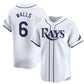 Tampa Bay Rays #6 Taylor Walls White Home Limited Stitched Baseball Jersey