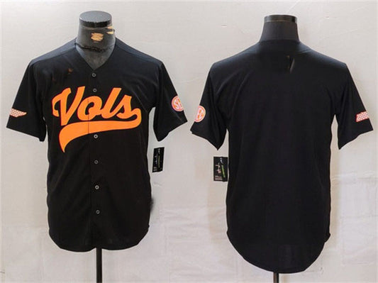 T.Volunteers Black Stitched American College Jerseys