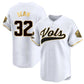 T.Volunteers #32 Drew Beam White Gold 2024 Champions Vapor Limited Stitched College Jerseys