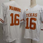 T.Longhorns #16 Peyton Manning White F.U.S.E Stitched American College Jerseys