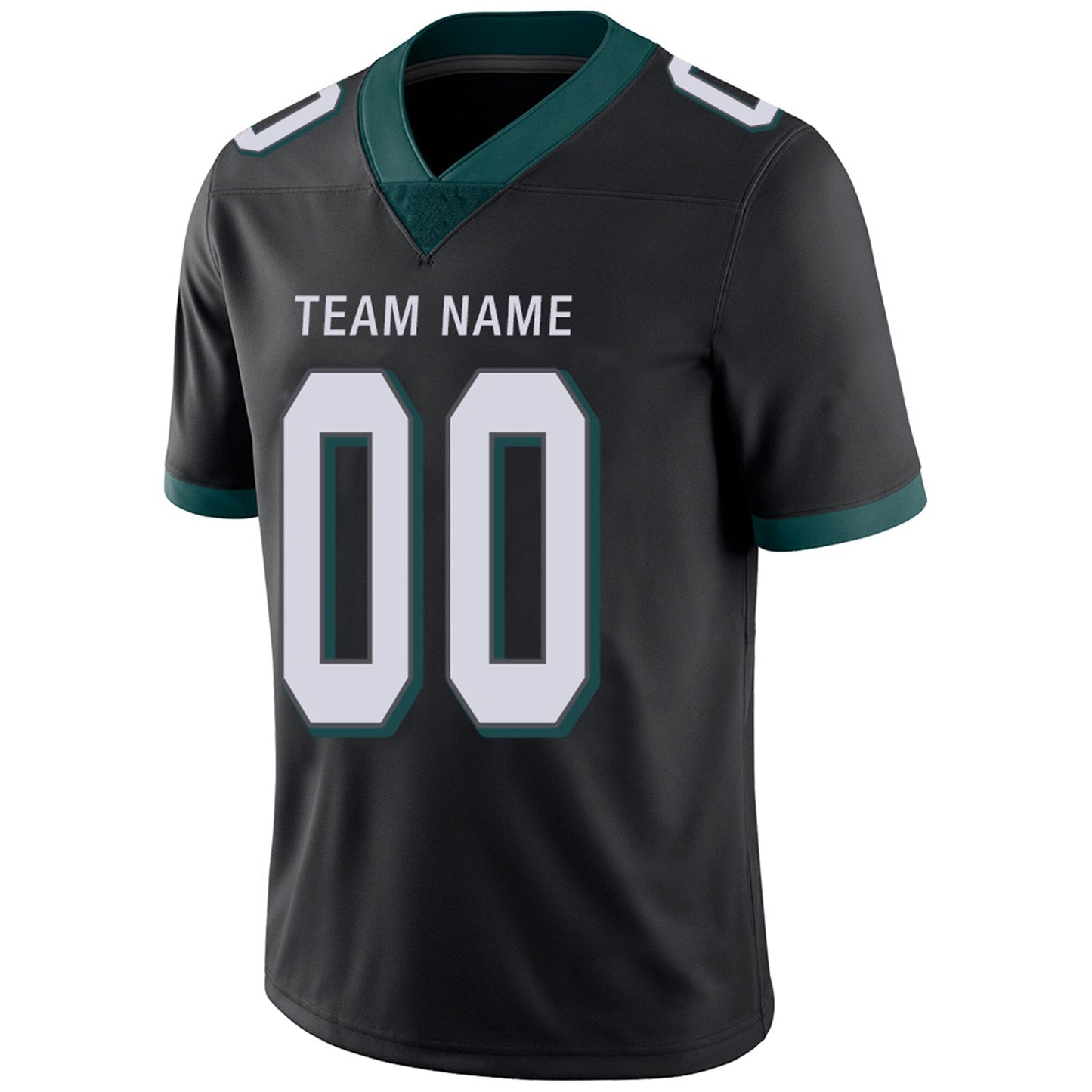 Custom P.Eagles Football Jerseys Team Player or Personalized Design Your Own Name for Men's Women's Youth Jerseys Green