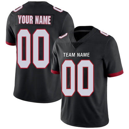 Custom A.Falcons Team Player or Personalized Design Your Own Name for Men's Women's Youth Jerseys Red Football Jerseys