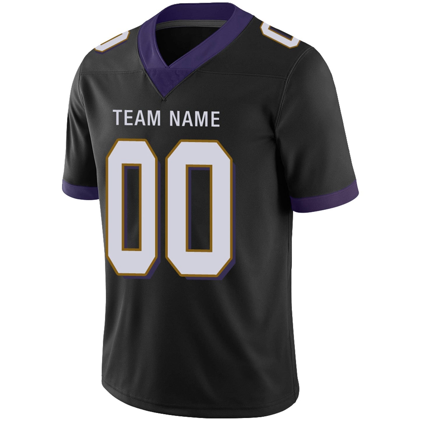 Custom B.Ravens Football JerseyS Team Player or Personalized Design Your Own Name for Men's Women's Youth Jerseys Purple