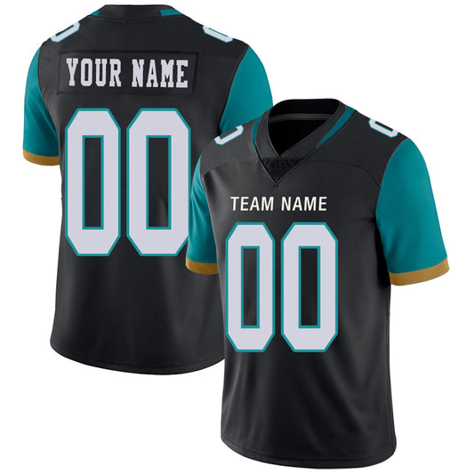 Custom J.Jaguars Football Jerseys Team Player or Personalized Design Your Own Name for Men's Women's Youth Jerseys Teal