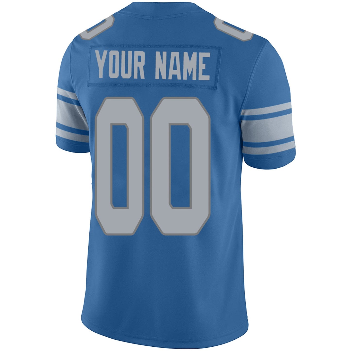 Custom D.Lions Football Jersey Team Player or Personalized Design Your Own Name for Men's Women's Youth Jerseys Blue