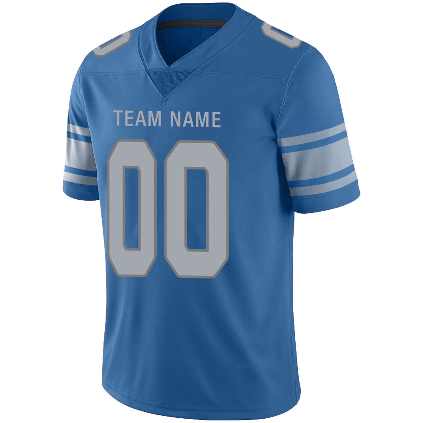 Custom D.Lions Football Jersey Team Player or Personalized Design Your Own Name for Men's Women's Youth Jerseys Blue