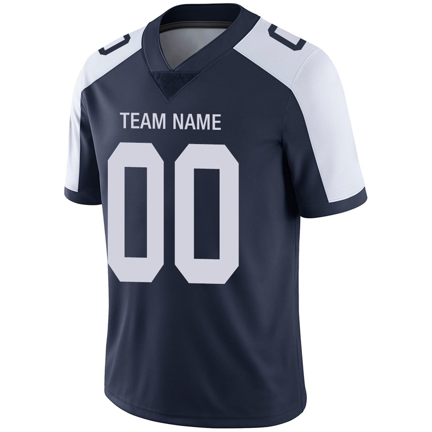 Custom D.Cowboys Football Jerseys Team Player or Personalized Design Your Own Name for Men's Women's Youth Jerseys Navy