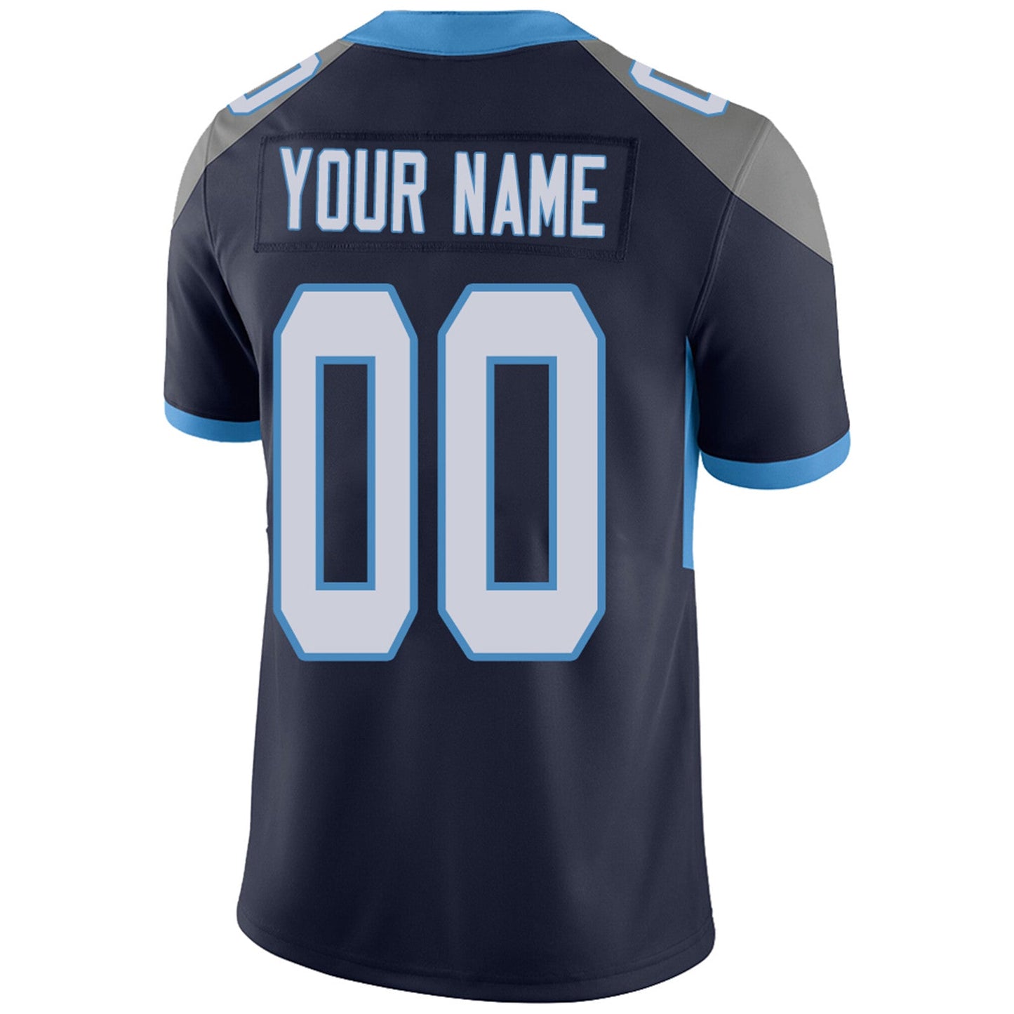 Custom T.Titans Football Jerseys Team Player or Personalized Design Your Own Name for Men's Women's Youth Jerseys Navy