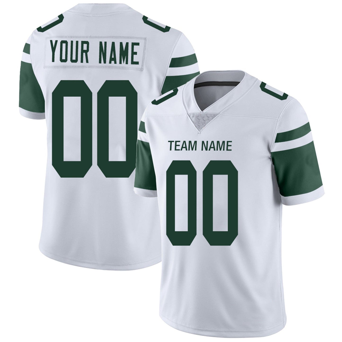 Custom NY.Jets Football Jerseys Team Player or Personalized Design Your Own Name for Men's Women's Youth Jerseys Green