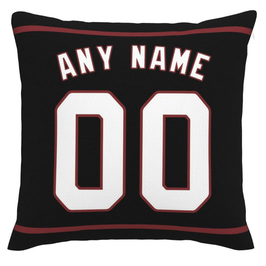 Custom A.Cardinals Pillow Decorative Throw Pillow Case - Print Personalized Football Team Fans Name & Number Birthday Gift Football Pillows