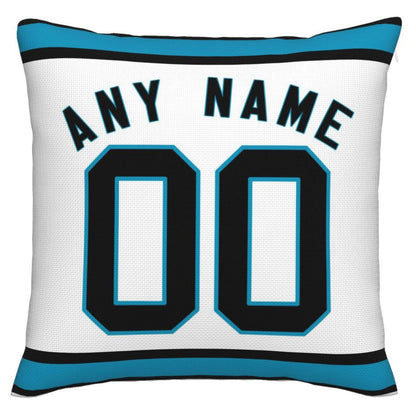 Custom C.Panthers Pillow Football Team Decorative Throw Pillow Case Print Personalized Football Style Fans Letters & Number Birthday Gift Football Pillows