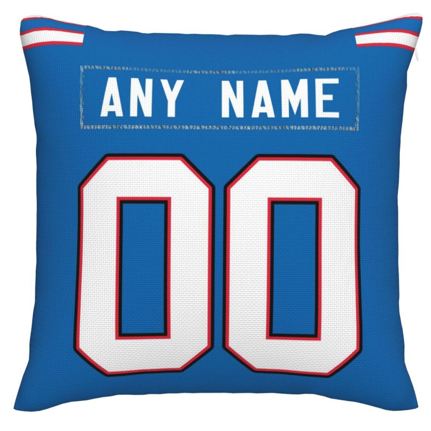 Custom B.Bills Pillow Royal Football Team Decorative Throw Pillow Case Print Personalized Football Style Fans Letters & Number Birthday Gift Football Pillows