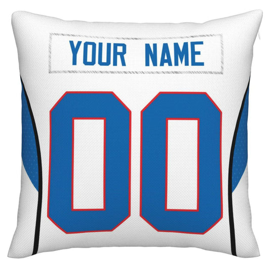 Custom B.Bills Pillow Royal Football Team Decorative Throw Pillow Case Print Personalized Football Style Fans Letters & Number Birthday Gift Football Pillows