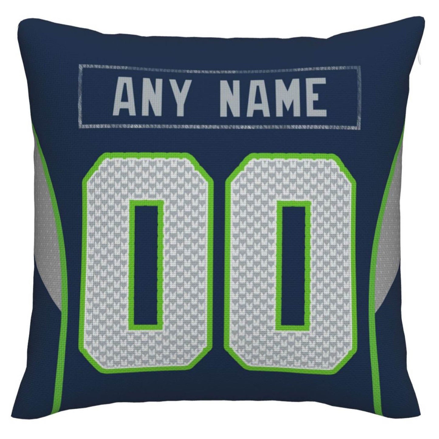 Custom S.Seahawks Pillow Decorative Throw Pillow Case - Print Personalized Football Team Fans Name & Number Birthday Gift Football Pillows