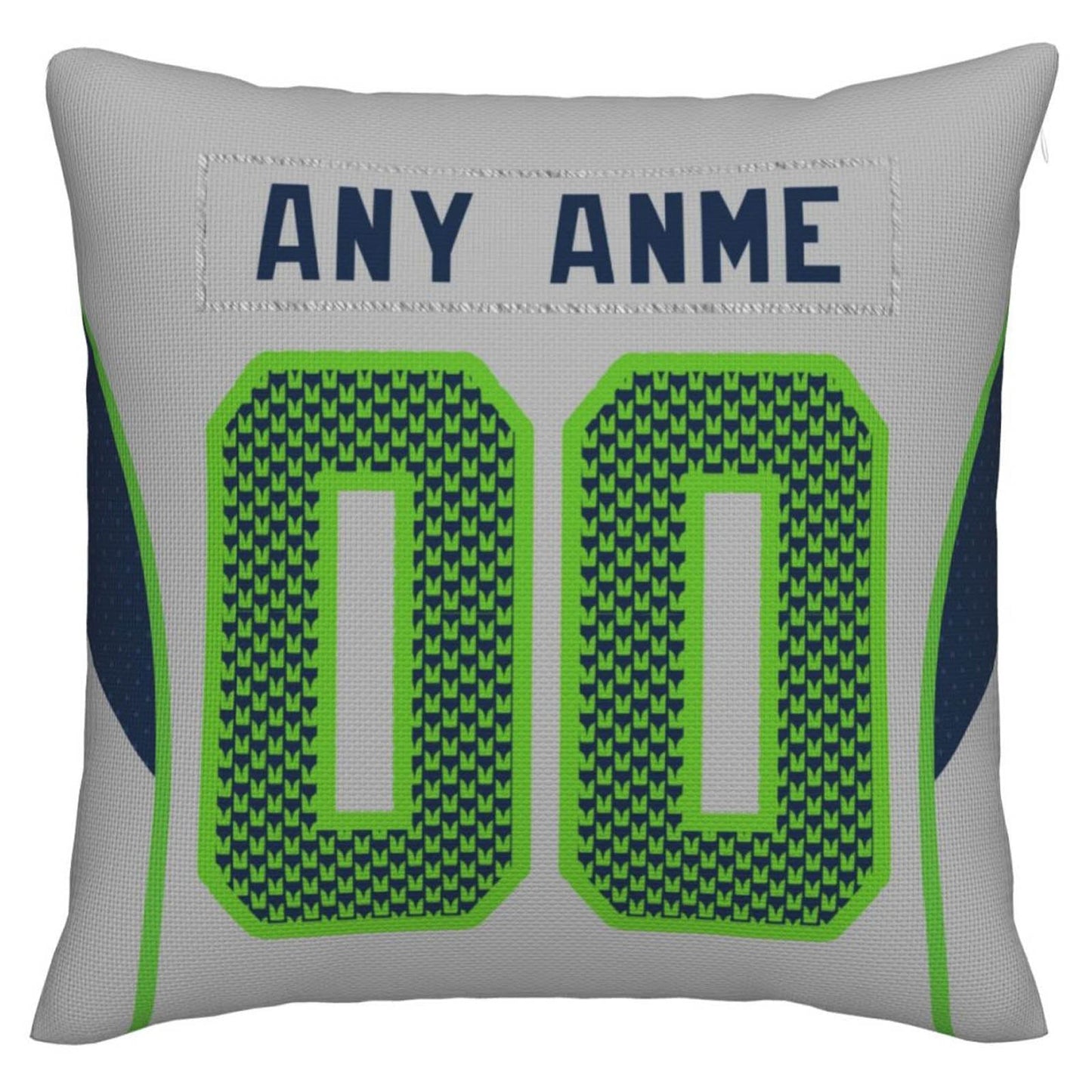 Custom S.Seahawks Pillow Decorative Throw Pillow Case - Print Personalized Football Team Fans Name & Number Birthday Gift Football Pillows