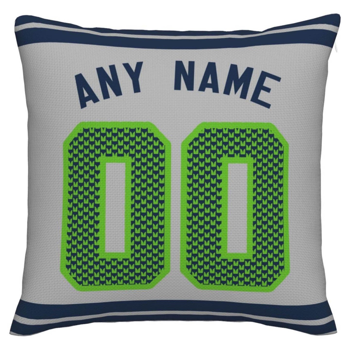 Custom S.Seahawks Pillow Decorative Throw Pillow Case - Print Personalized Football Team Fans Name & Number Birthday Gift Football Pillows