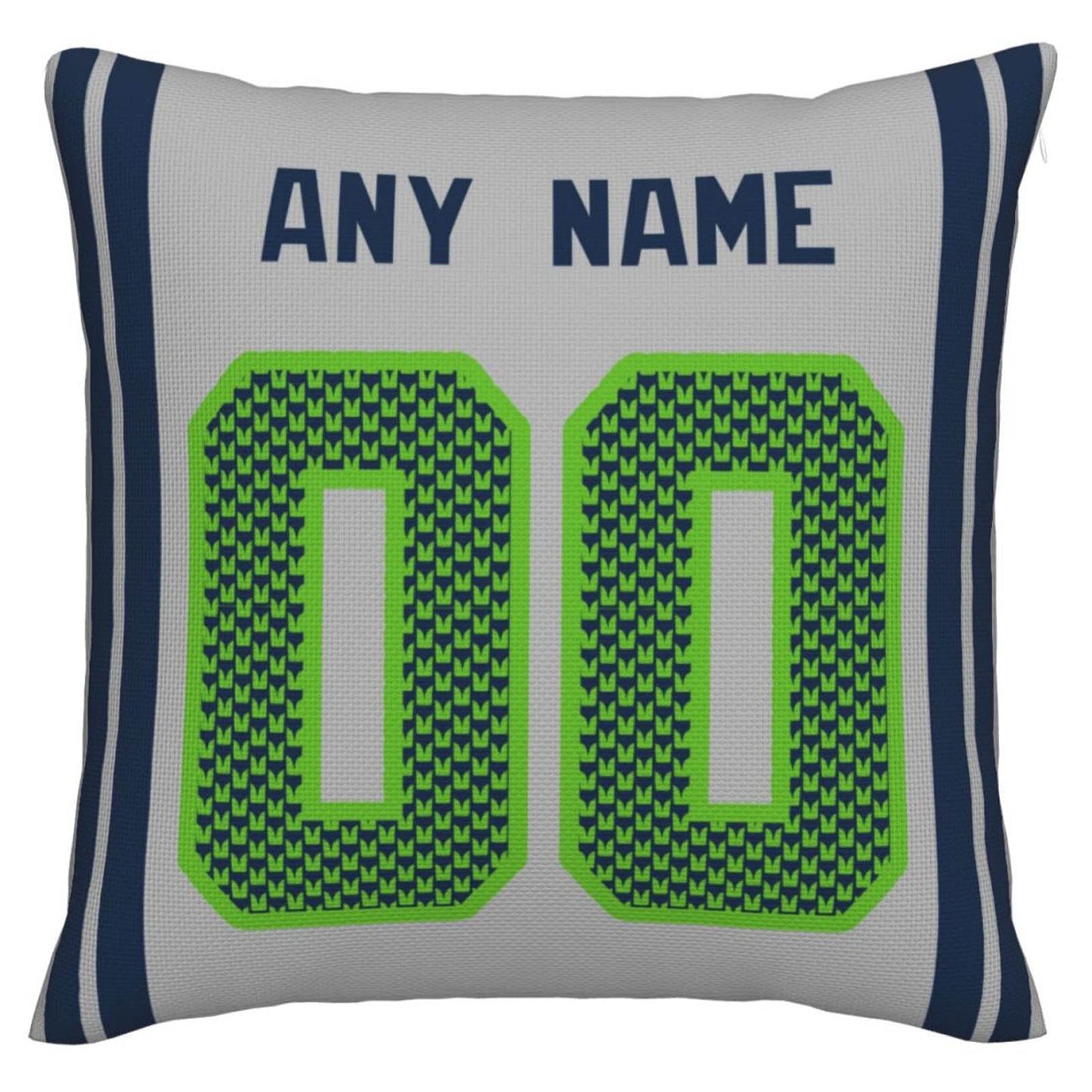 Custom S.Seahawks Pillow Decorative Throw Pillow Case - Print Personalized Football Team Fans Name & Number Birthday Gift Football Pillows