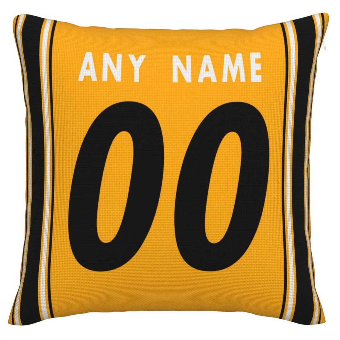 Custom P.Steelers Pillow Decorative Throw Pillow Case - Print Personalized Football Team Fans Name & Number Birthday Gift Football Pillows