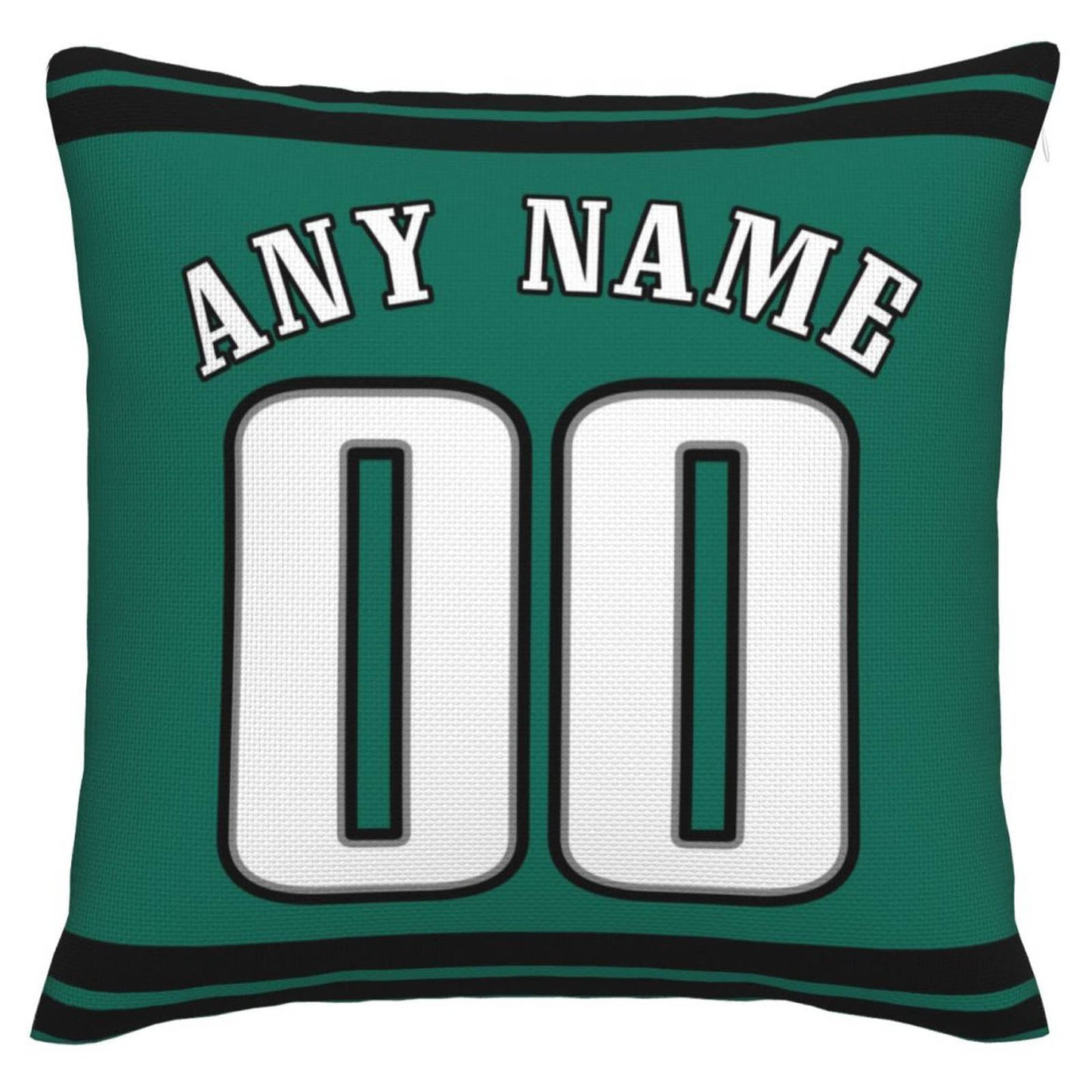 Custom P.Eagles Pillow Decorative Throw Pillow Case - Print Personalized Football Team Fans Name & Number Birthday Gift Football Pillows