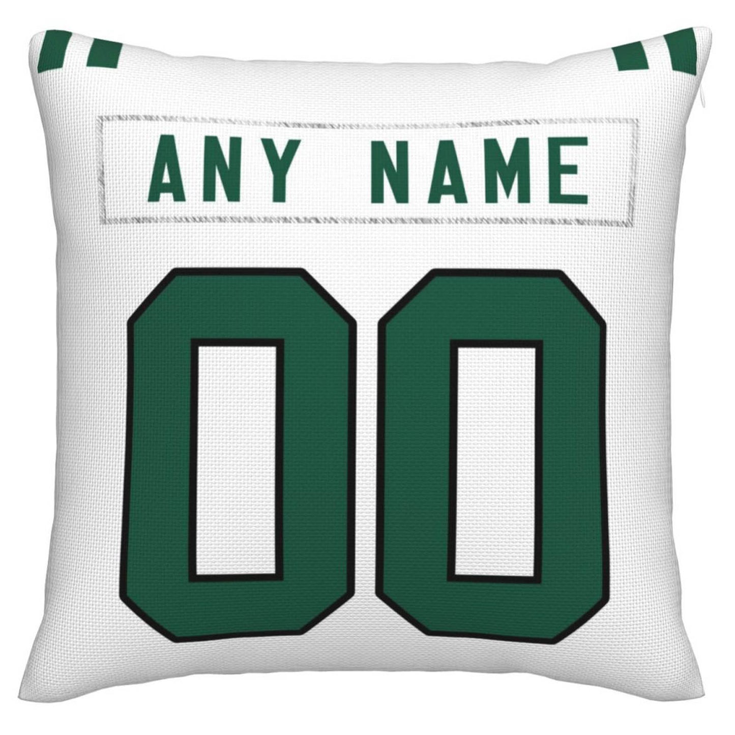 Custom NY.Jets Pillow Decorative Throw Pillow Case - Print Personalized Football Team Fans Name & Number Birthday Gift Football Pillows