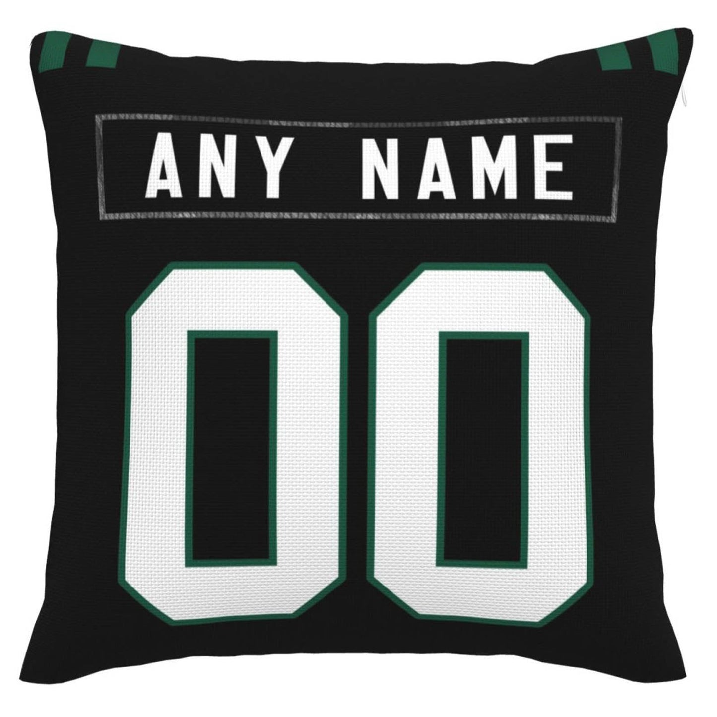 Custom NY.Jets Pillow Decorative Throw Pillow Case - Print Personalized Football Team Fans Name & Number Birthday Gift Football Pillows