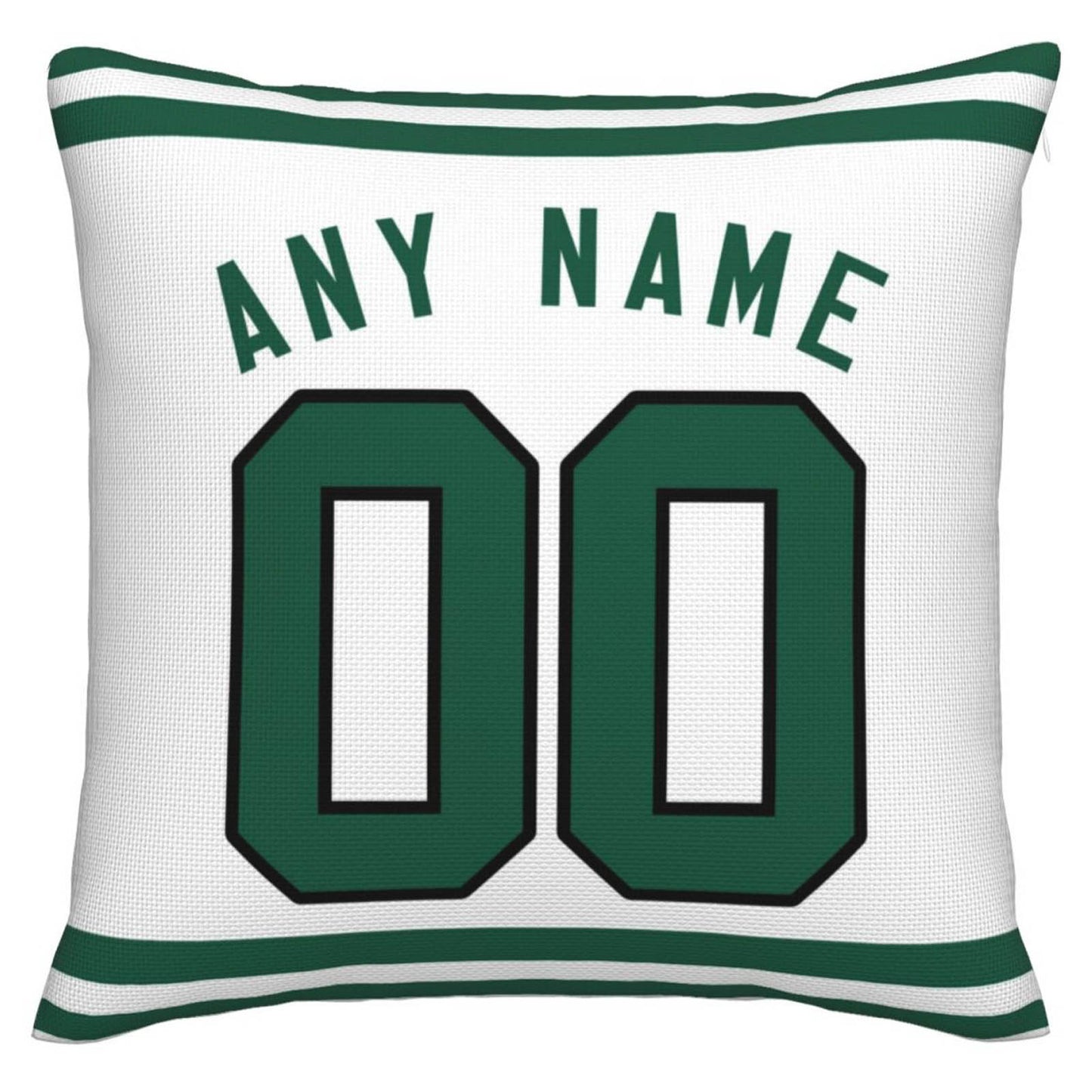 Custom NY.Jets Pillow Decorative Throw Pillow Case - Print Personalized Football Team Fans Name & Number Birthday Gift Football Pillows