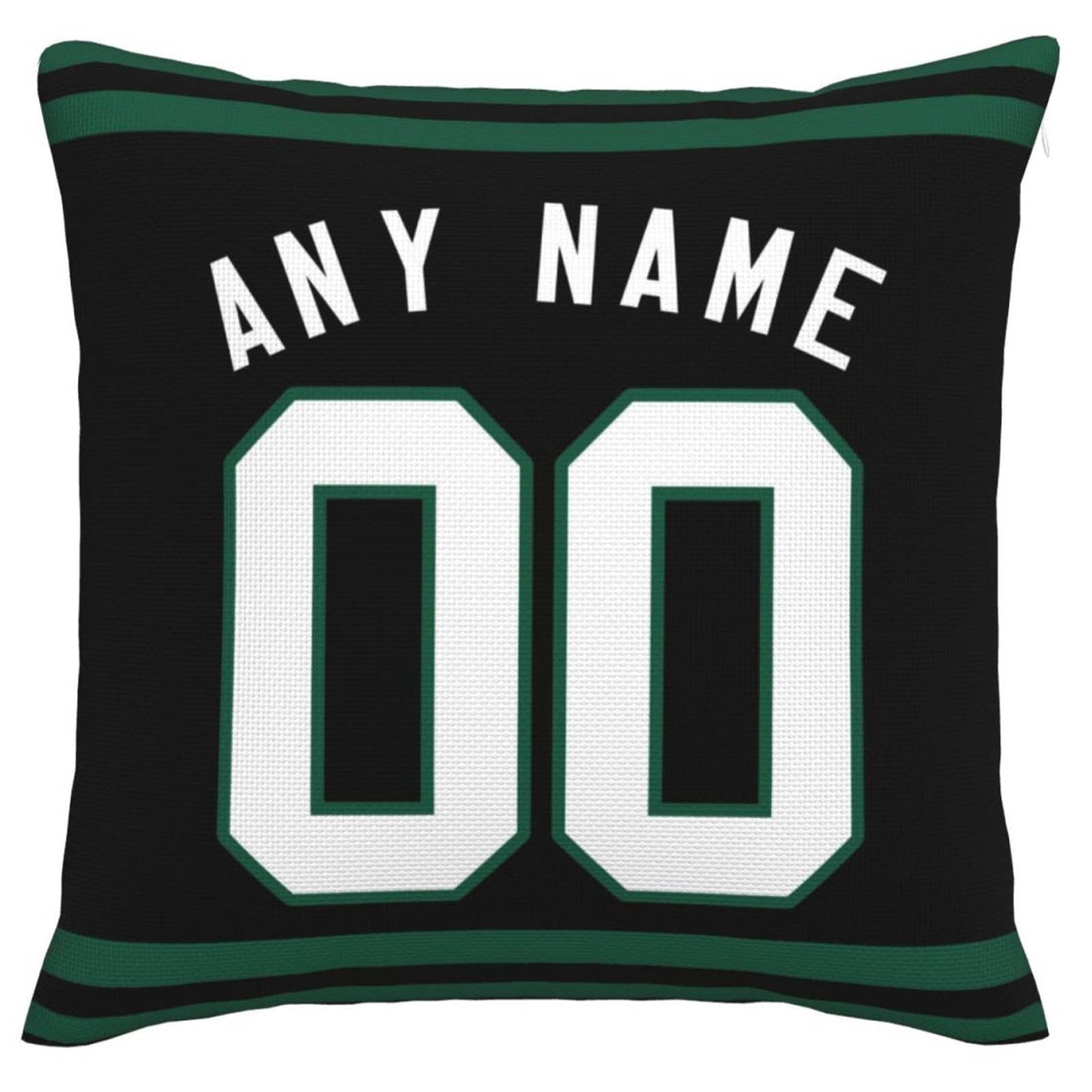 Custom NY.Jets Pillow Decorative Throw Pillow Case - Print Personalized Football Team Fans Name & Number Birthday Gift Football Pillows