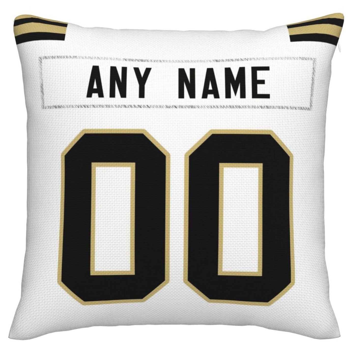 Custom NO.Saints Pillow Decorative Throw Pillow Case - Print Personalized Football Team Fans Name & Number Birthday Gift Football Pillows