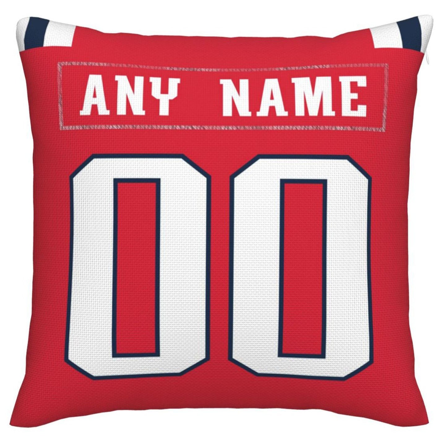 Custom NE.Patriots Pillow Decorative Throw Pillow Case - Print Personalized Football Team Fans Name & Number Birthday Gift Football Pillows