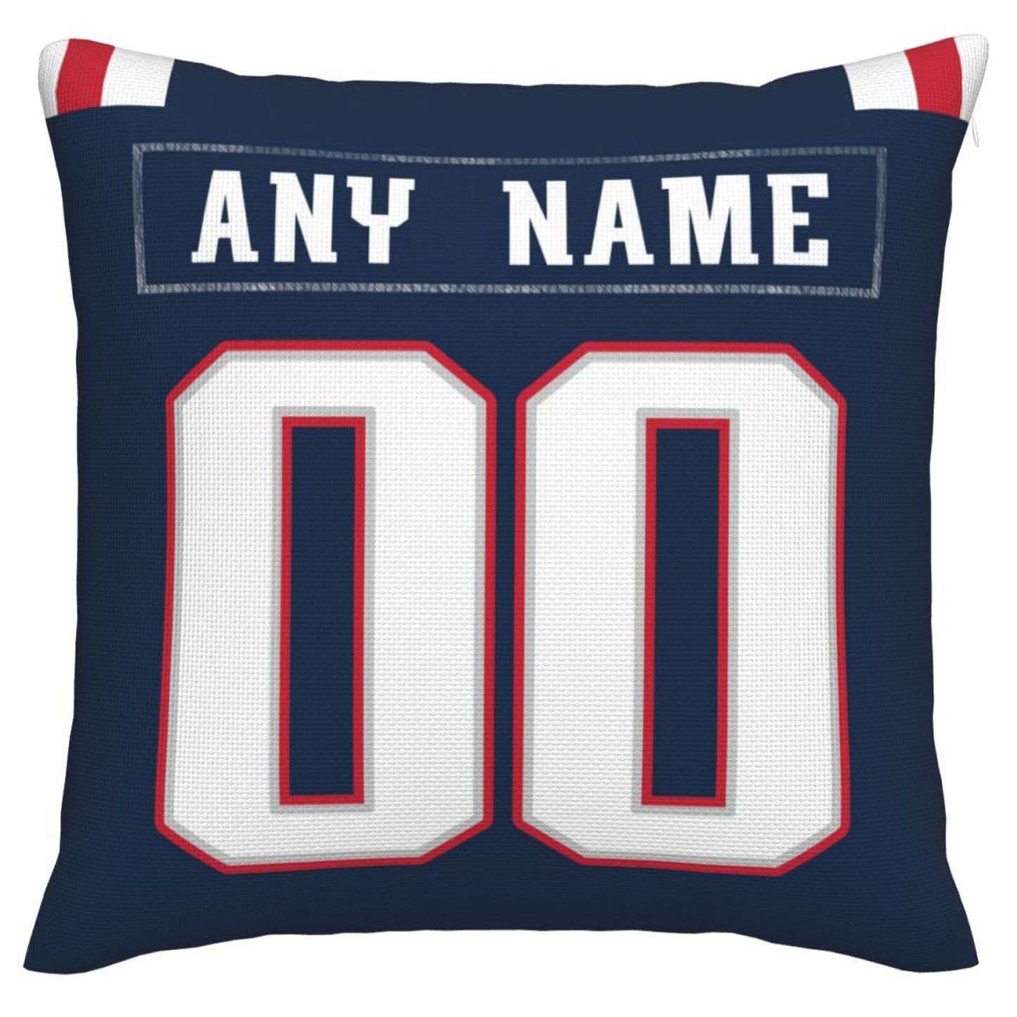 Custom NE.Patriots Pillow Decorative Throw Pillow Case - Print Personalized Football Team Fans Name & Number Birthday Gift Football Pillows