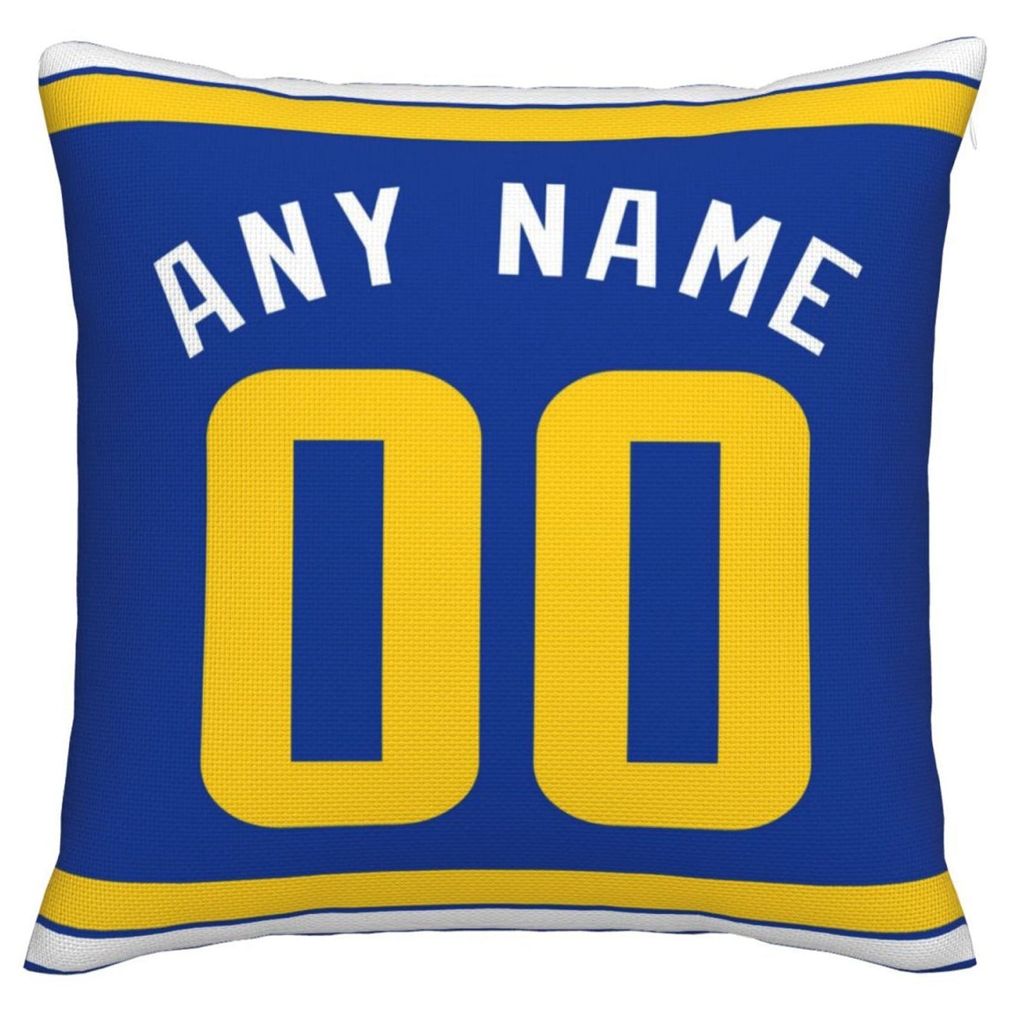 Custom LA.Rams Pillow Decorative Throw Pillow Case - Print Personalized Football Team Fans Name & Number Birthday Gift Football Pillows