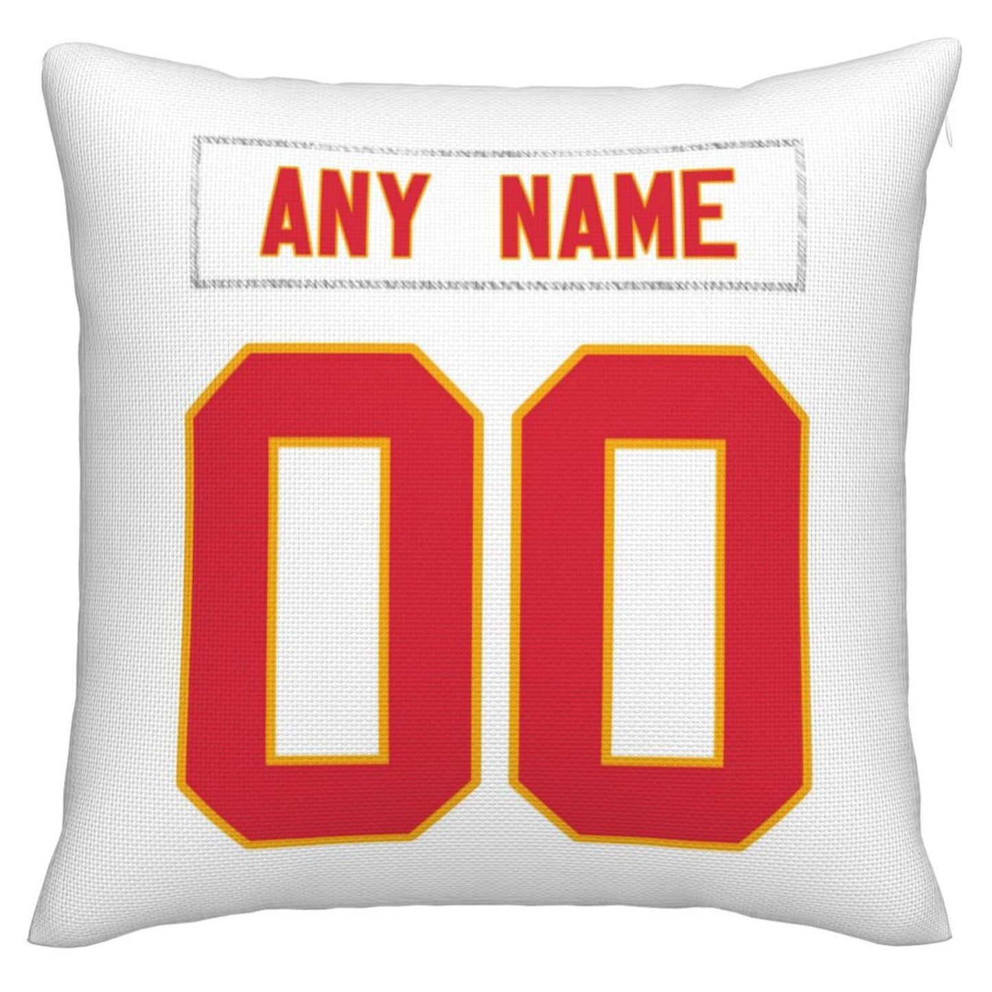 Custom KC.Chiefs Pillow Decorative Throw Pillow Case - Print Personalized Football Team Fans Name & Number Birthday Gift Football Pillows