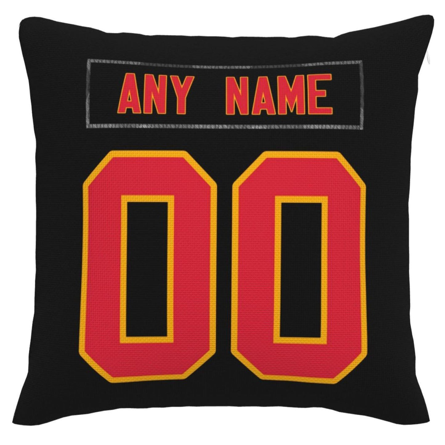 Custom KC.Chiefs Pillow Decorative Throw Pillow Case - Print Personalized Football Team Fans Name & Number Birthday Gift Football Pillows