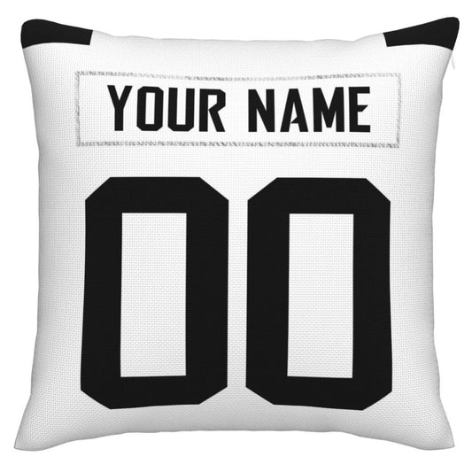 Custom J.Jaguars Pillow Decorative Throw Pillow Case - Print Personalized Football Team Fans Name & Number Birthday Gift Football Pillows