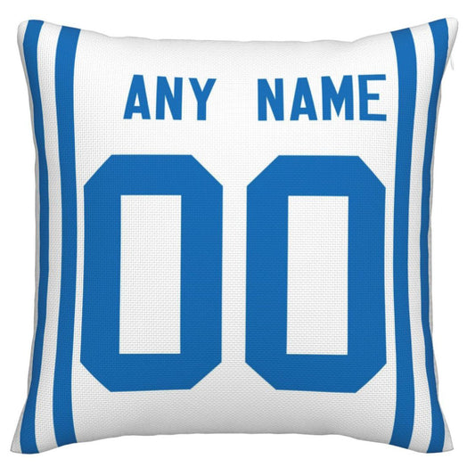 Custom IN.Colts Pillow Decorative Throw Pillow Case - Print Personalized Football Team Fans Name & Number Birthday Gift Football Pillows