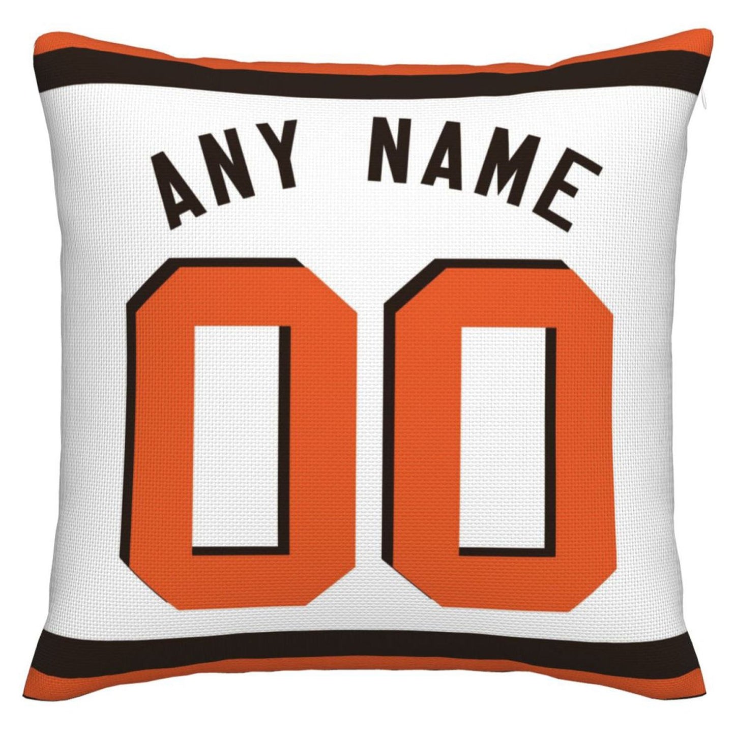 Custom C.Browns Pillow Decorative Throw Pillow Case - Print Personalized Football Team Fans Name & Number Birthday Gift Football Pillows